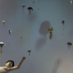 painted ceramic, wigs, undergarments, cast latex, 30’ panoram