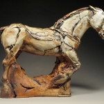 20" x 8" x 18", stoneware, 2006