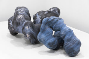 Consists of two cloud-like sculptures; each one has the potential to stand differently, to contribute new gestures and create a unique landscape. No matter if the scenery is coming from my past or current, the East or the West, in the transitional space of my work, both landscapes exist here.