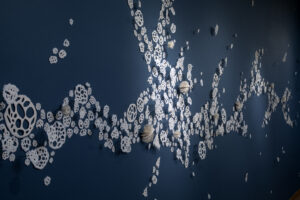 Plankton Bloom in McMurdo Sound | Jenni Ward ceramic sculpture