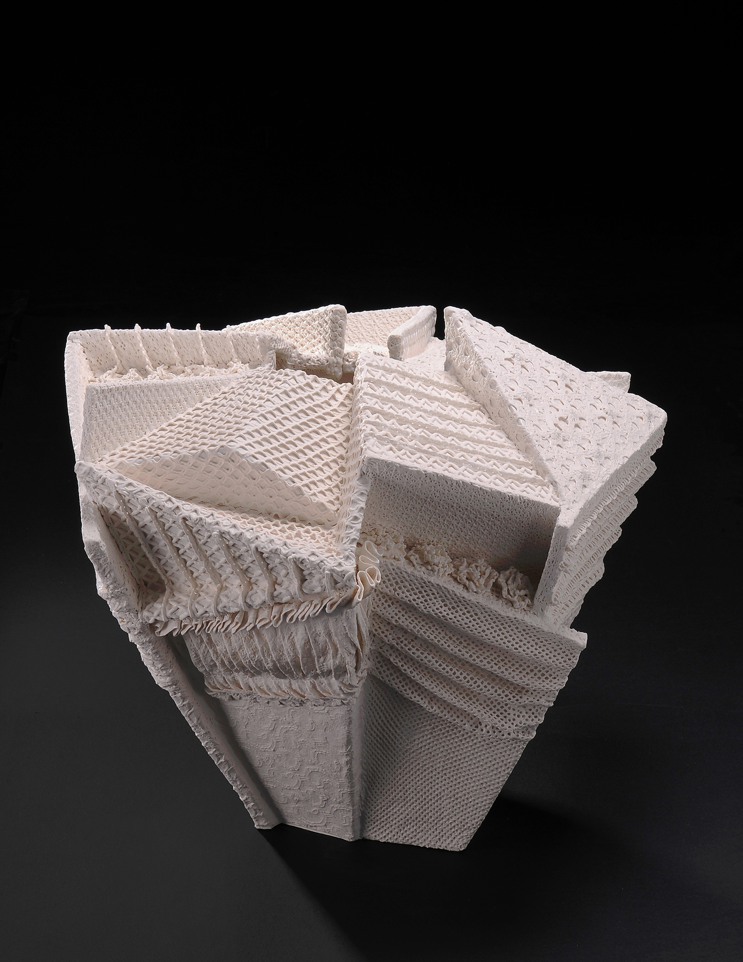 - Ceramic work from a research; Lace Ceramic Design from Thai Woman’s Apparel in the Reign of King Rama V- Rama VII- Lace texture from lace fabric