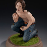 white earthenware/mixed media, 10" x 6" x 6", 2011