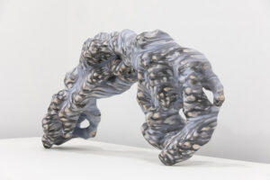 As a perpetual shifter and seeker, I’m drawn to explore environments, ‘landscapes’ and new ‘contexts’ for myself to be and the work to become. The surface of this work reflects an animal's skin, as a portrayal of the process of our adjustment to the changing living space, surroundings and culture.