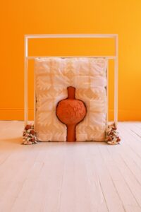 Mixed materials-  fiber, wood, house paint