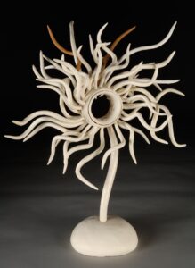 Photo: Victor France	
Handmade paper clay.
Collection:	Cagdas Sanatlar Muzesi, Anadolu Universitesi, Turkey