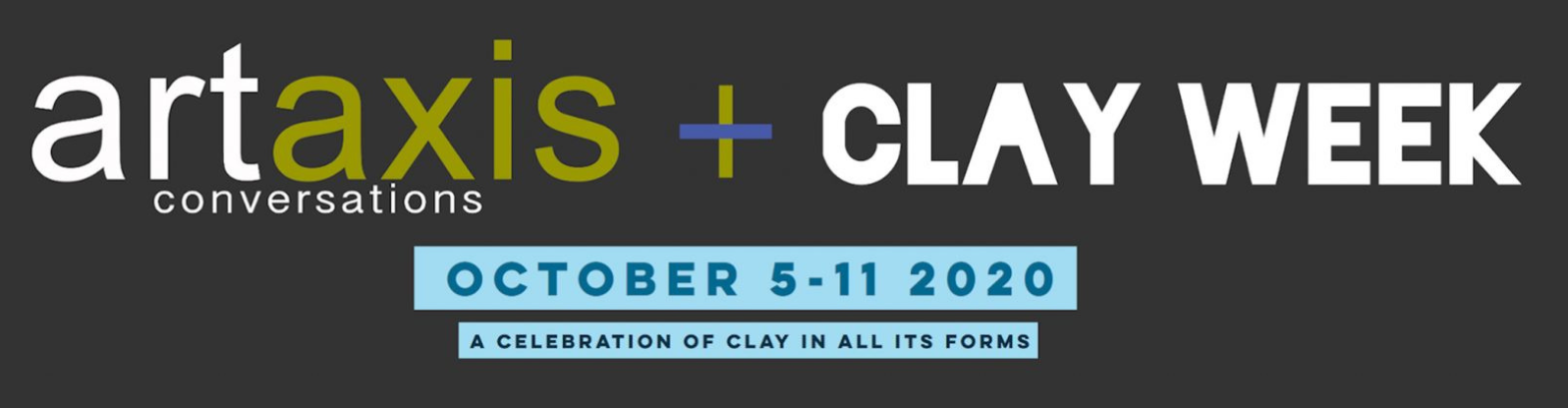 2020 Artaxis Conversations + Clay Week logo