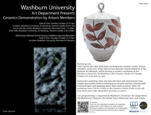 Workshop poster at Washburn University