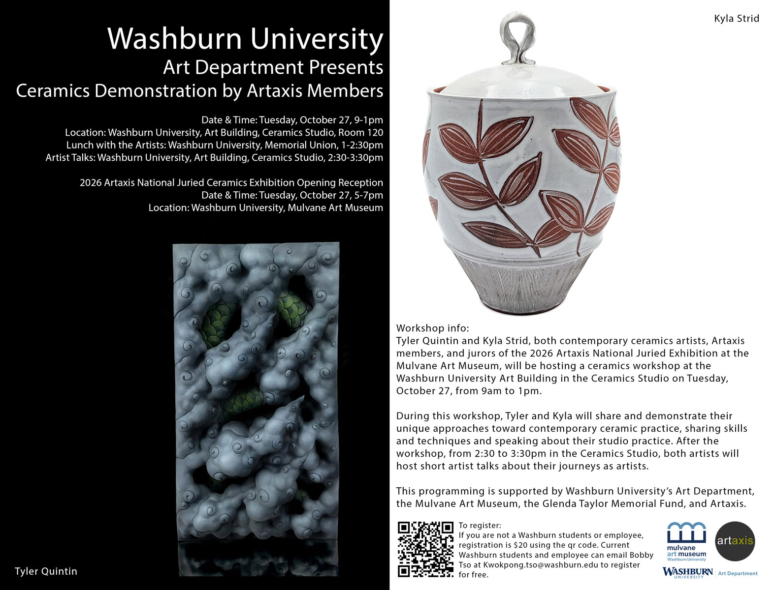Workshop poster at Washburn University