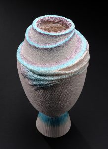 - Ceramic work from a research; Lace Ceramic Design from Thai Woman’s Apparel in the Reign of King Rama V- Rama VII- Lace texture from lace fabric