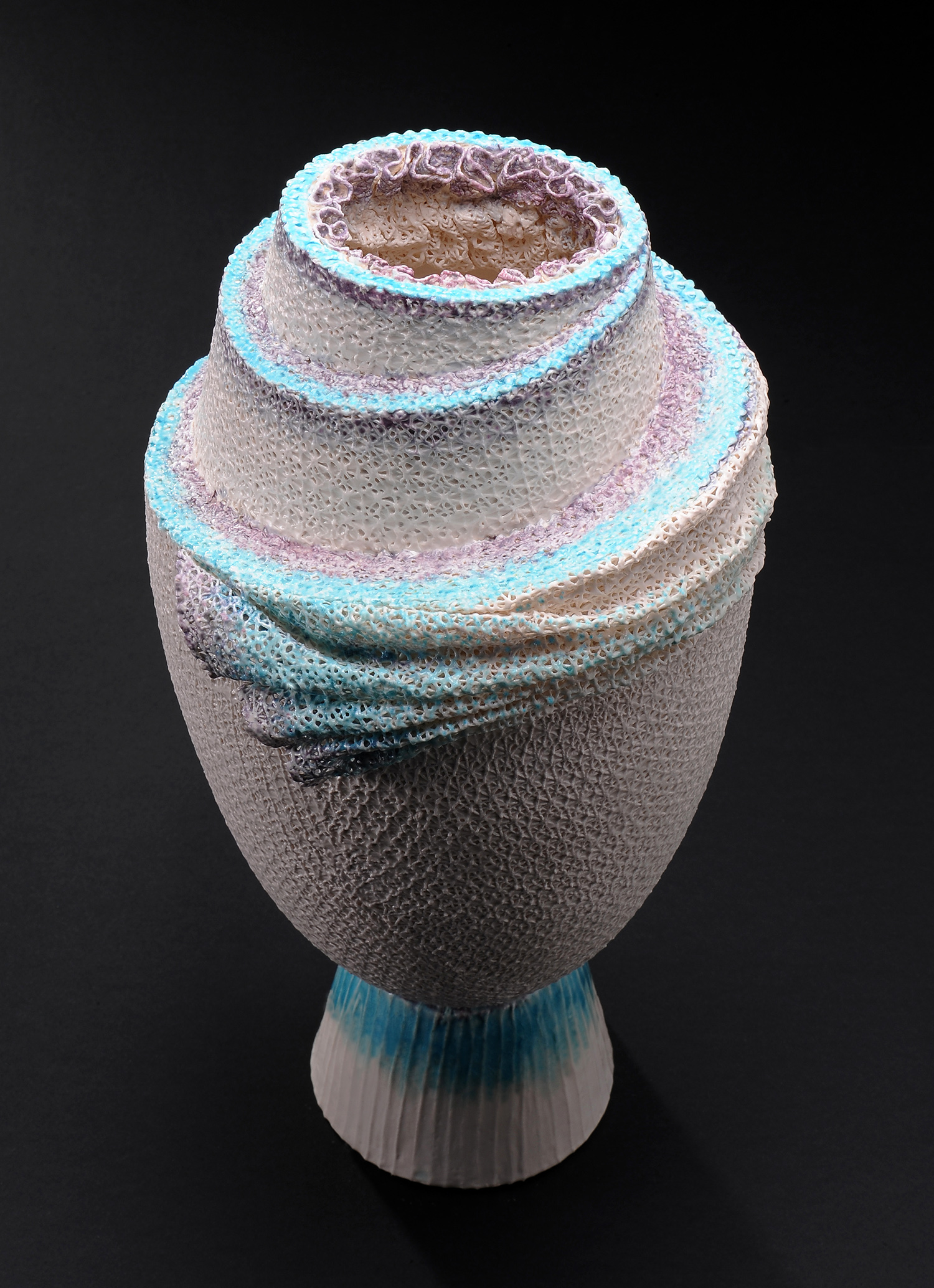 - Ceramic work from a research; Lace Ceramic Design from Thai Woman’s Apparel in the Reign of King Rama V- Rama VII- Lace texture from lace fabric