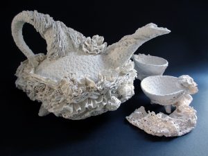 Lace texture from lace fabric
