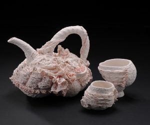 - Ceramic work from a research; Lace Ceramic Design from Thai Woman’s Apparel in the Reign of King Rama V- Rama VII- Lace texture from lace fabric