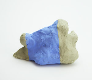 Fired and unfired ceramic, paper, underglaze