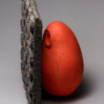 2014, Clay, lead glaze, cement, correspondences (ash and fragments)