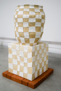 As part of a two person exhibition, Renovation Clay, with ceramic artist, Jackie Rines  at the Frank M. Doyle Arts Pavilion in Costa Mesa, CA.
