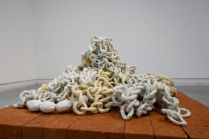 As part of a two person exhibition, Renovation Clay, with ceramic artist, Jackie Rines  at the Frank M. Doyle Arts Pavilion in Costa Mesa, CA