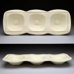 slip-cast porcelain, gold luster, cone 6, 17 x 6 x 2,” 2014