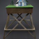 Carly Slade, ceramic house sculpture