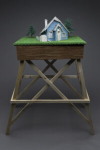 Carly Slade, ceramic house sculpture