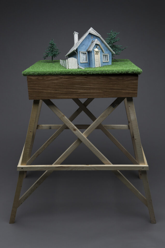 Carly Slade, ceramic house sculpture