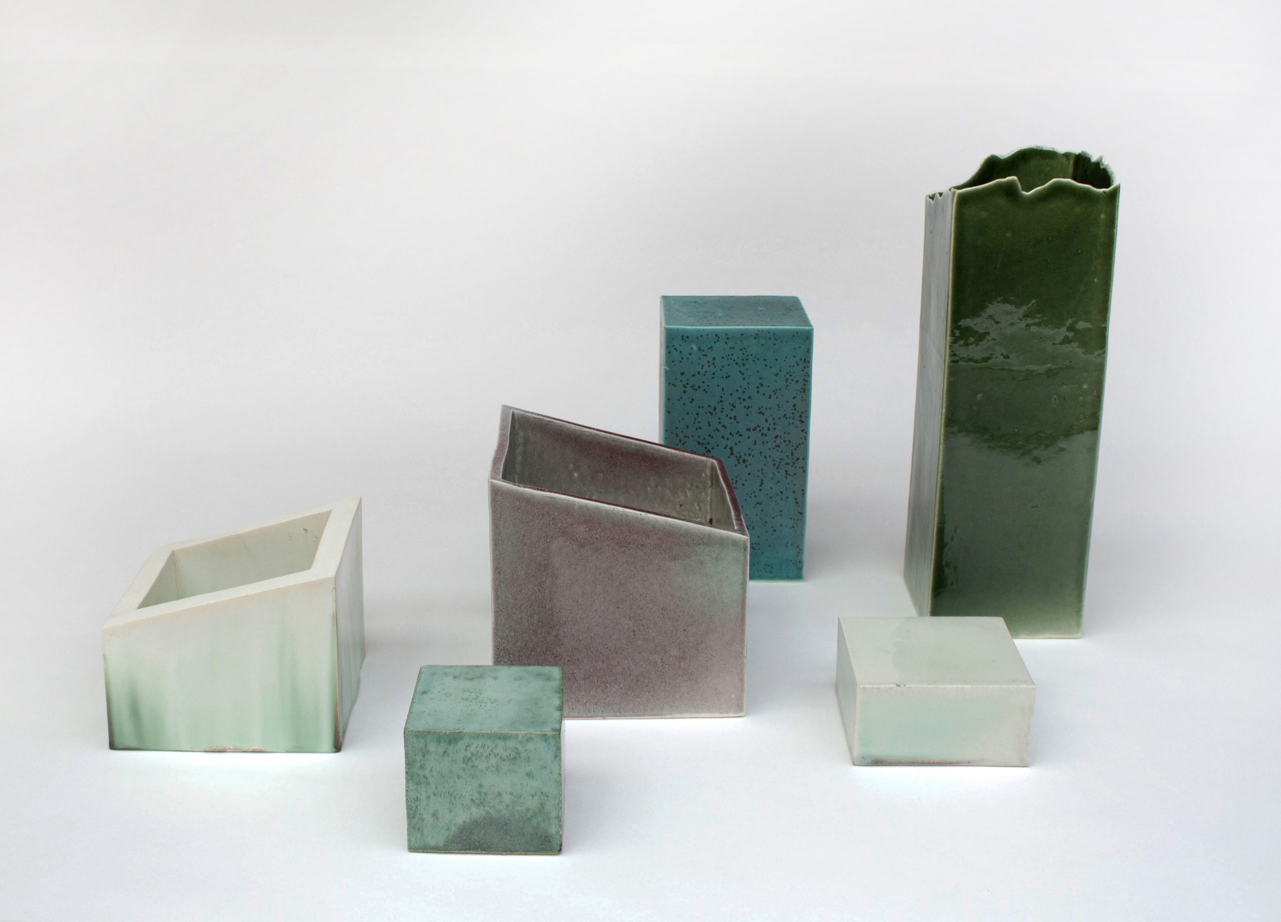 All the glaze colours derive from Copper