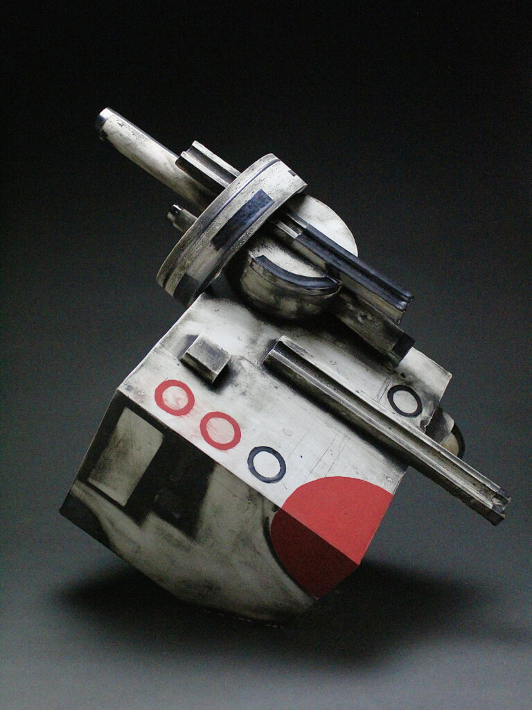 “DROID No. 2” was created alongside “DROID No. 1,” conceived as part of a cohesive yet individually distinct series. I wanted the forms to exist in dialogue with one another, each maintaining its own unique presence while contributing to a larger, interconnected narrative. By exploring more dynamic shapes, I aimed to push the interplay between structure and fluidity, emphasizing their shared visual language while allowing each piece to stand on its own.