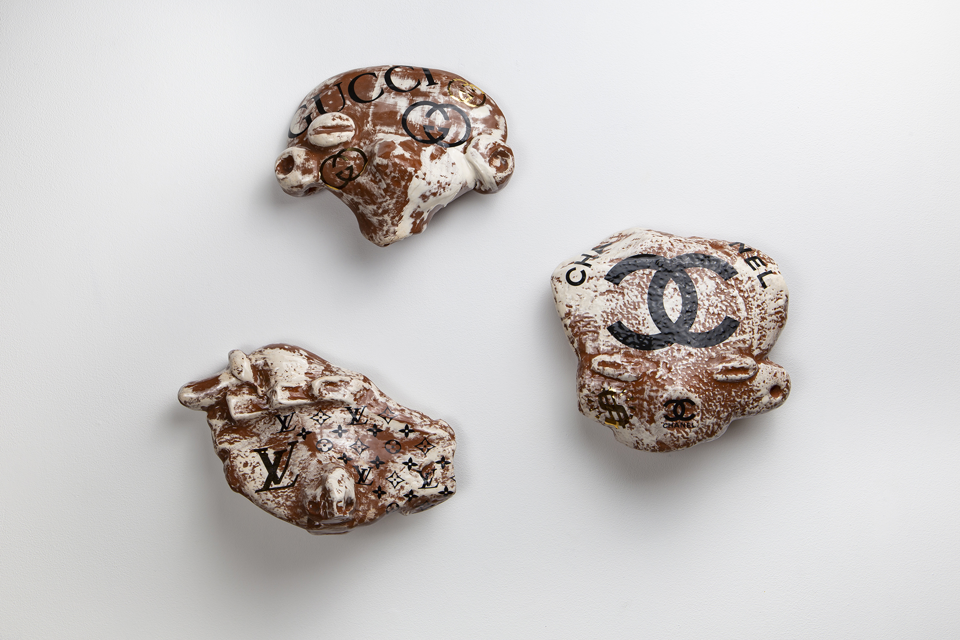 Designer Head fragments (white-washed and branded series)