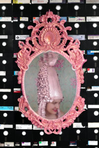 This work has video projected on it. All videos can be found on my website: ricecakesart.com