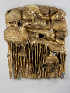 Large ceramic wall sculpture