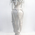 Gina Pisto flowerpot sculpture