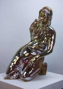 Cone 04 in-glaze lustre (Silver and Bismuth)