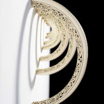15” x 48” x 7.5”, White Earthenware