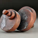H 21” x W 25” x D 7” 2015, Wood, Stoneware Fired and Steel Plate