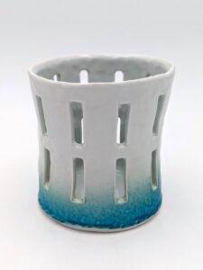 I started coil building pots during the pandemic when I lost access to my studio. I love the process and am hoping to make more coil built pots soon in my new studio.