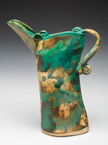 Slab hand built pitcher