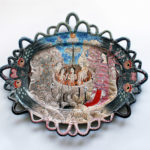 Tin-glazed earthenware, 29 inches across, 2015
