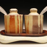 Ceramic, Black Walnut, Glass, 6x10x7, 2014