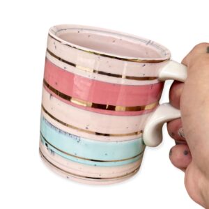 Bling Pinky Winky Strip Stripe Mug