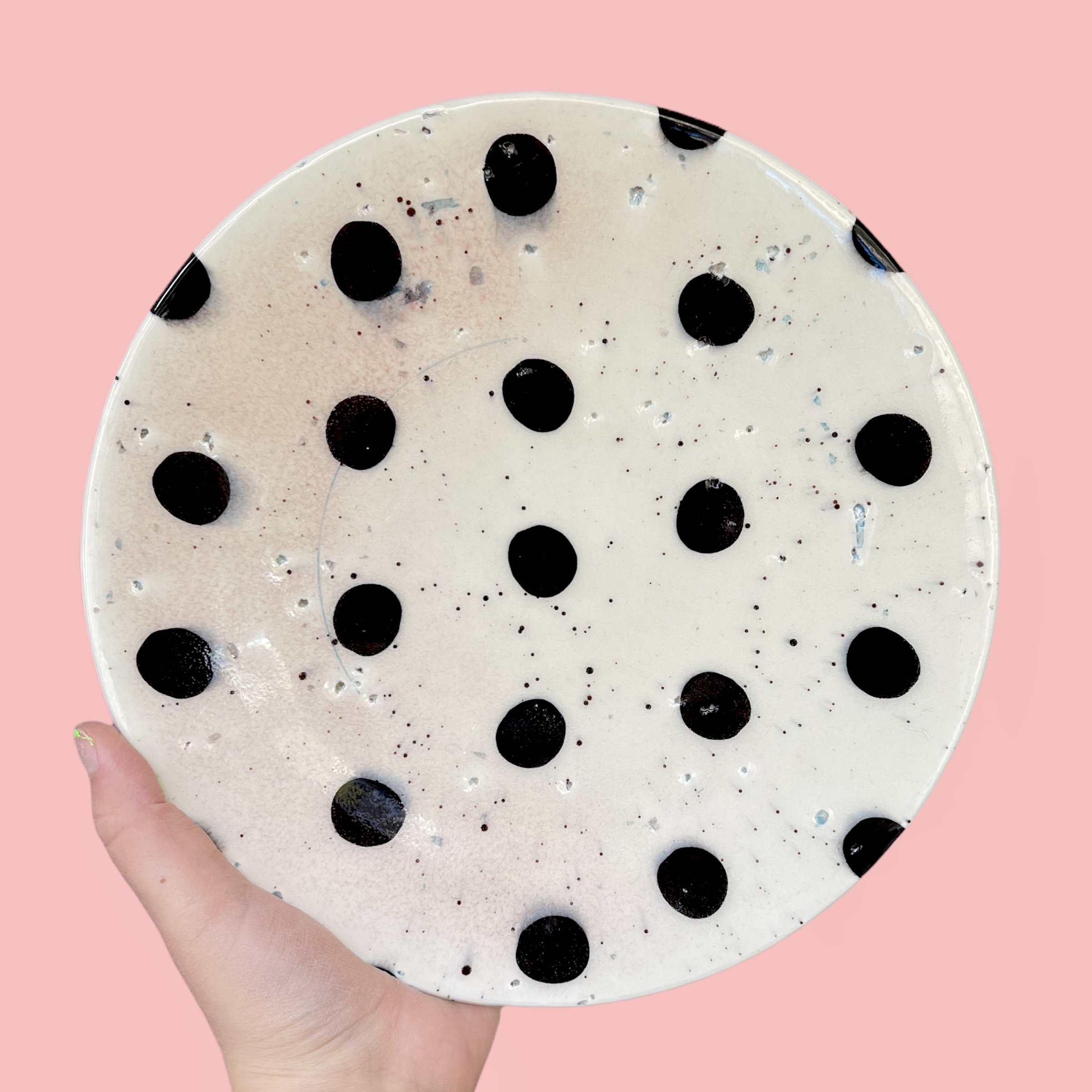 Polka Dot Dot Dot Dinner Plate