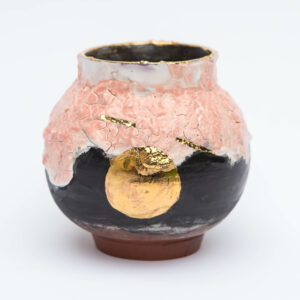 Pink Sunset is work from No Name collection dealing with air pollution when due more smog more sunlight is scattered resulting in purple or pink sunset.
