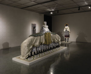 Porcelain, terra cotta, toile, silk, cotton