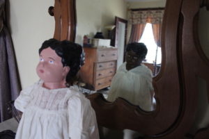 Terra cotta, acrylic, cottonInstallation at Wylie House Museum
