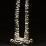 steel, personal clay. 1170C, 58 x 25 x 12cm