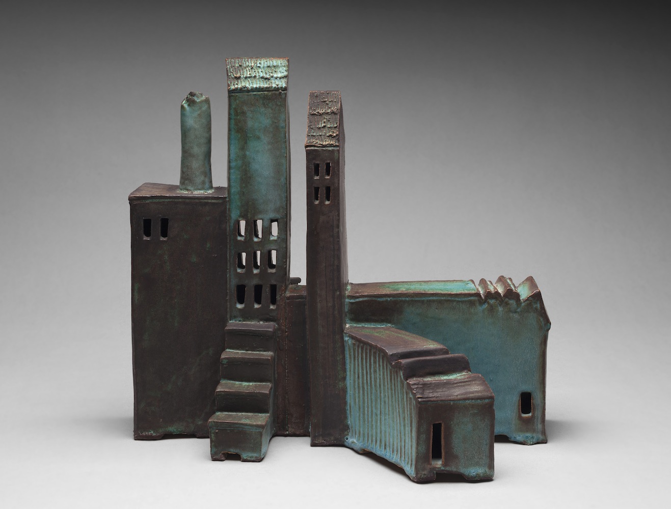 Barium copper glaze