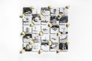 Wall installation by Juliane Shibata