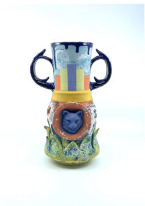 This piece was part of a project organized by Carole Epp.  She put out a call for artists to participate in an Ai inspired project.  I was given galleries of imagery that Carole generated using Ai.  I then chose images I was drawn to and came up with my piece you see here inspired by those images.