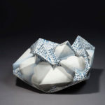 SLIPCASTED PORCELAIN PAINTED, YEAR 2017, DIMENSION 34x21CM, H= 22CM