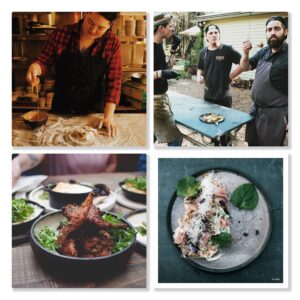 The Old School Farm Pottery Project includes a functional tableware line created by Julia and featured in several Nashville farm-to-table restaurants including The Old School Farm to Table, and 1892 Restaurant (with photographs by  fine art portraiture artist and photojournalist Anthony Scarlati.)

The 'Art' of pottery occurs during the Old School Farm Pottery project in the making; through equal and fair employment opportunities, and in the communal and vulnerable dining experience.

A noun(perhaps pottery) may not be known without an experience. Therefore, nouns are not simply objects, and terms of ownership come to question.  Head Chef's  Dylan Morrison, Kirstie Bidwell and Pastry Chef Danielle Veit create a moment beyond the potter's control when they capture a moment of beauty through the voice of our most dear commodity: food.

 

These moments, that are larger than the vision of each collaborator transforms into something beyond us. As artists, we must choose to embrace or deny this chemical transformation. I believe, it is not something that may not be ignored since "art'' as ''we'' know it occurs within a social collective or culture.