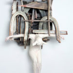 2016, Stoneware, Terra Sigillata, Iron Oxide Stain, Soda Wash, 24” x 18” x 8”