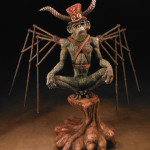 76.5”x 84”x 35”, ceramic, metal, wood, foam and epoxy, 2012